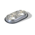 thumbnail image 1 of Van Ness Stainless Steel Non-Skid Double Dish 0.47L, 1 of 6