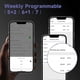 thumbnail image 3 of Smart Thermostats Heating Thermostat Room Thermostat WiFi Thermostat Thermostat for Electric Floor Heating Compatible with Alexa, Google 16A TGP53WIFI, 3 of 5