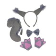 thumbnail image 2 of Disfraz de Halloween perfecl vestido elegante Gris con guantes, 2 of 8