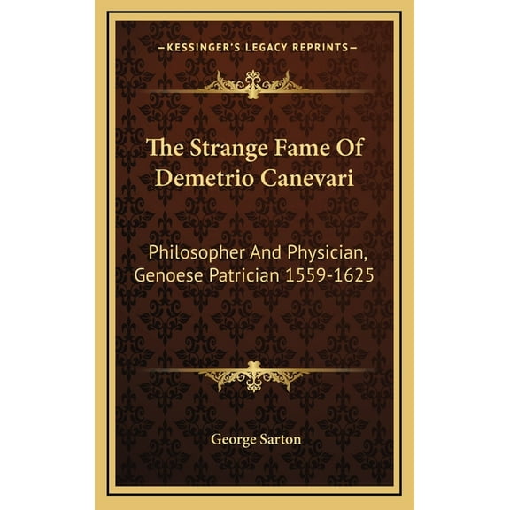 The Strange Fame Of Demetrio Canevari (Hardcover)