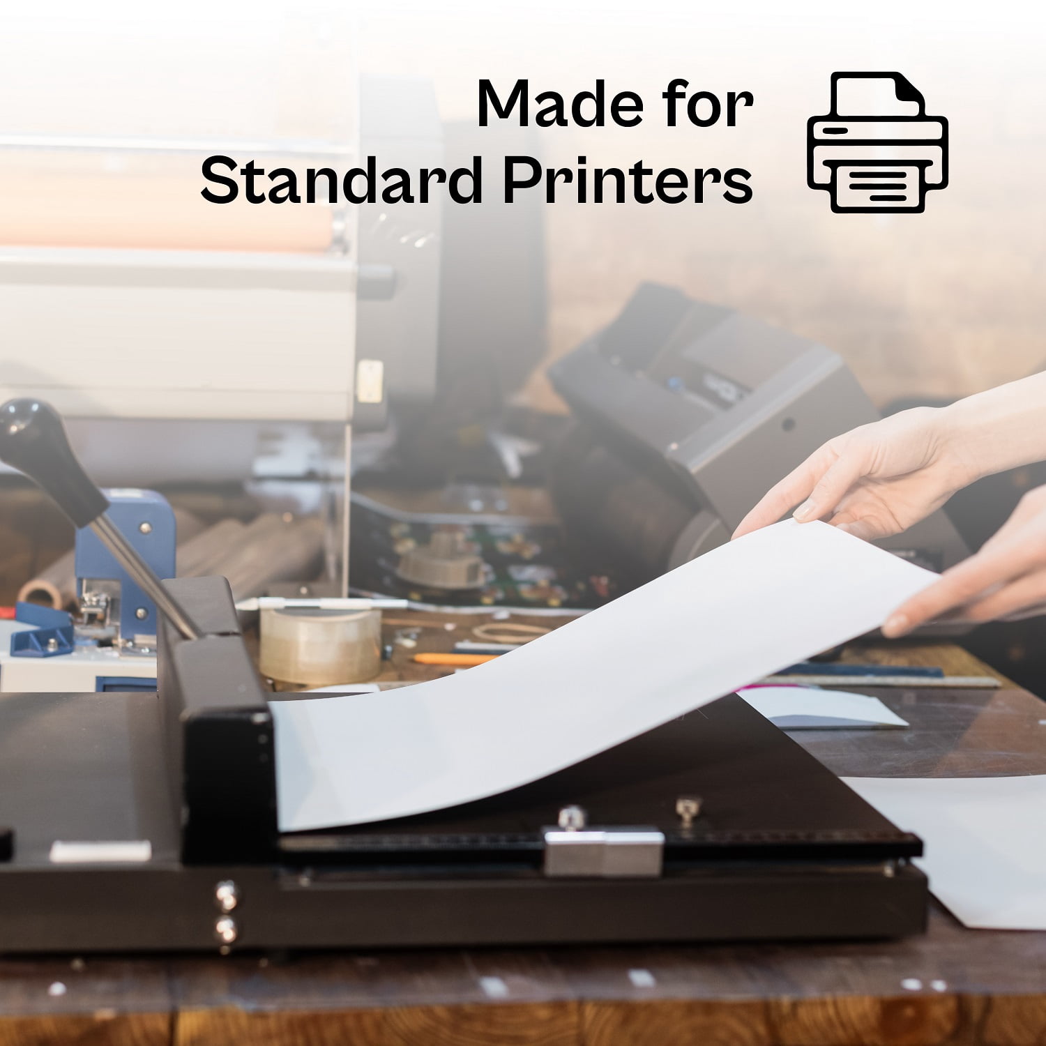 SSBM 4" x 2" - 2000 Sheets, Laser Sheet Labels White, Ideal for Laser or Inkjet Printers for Packaging, Shipping - 10 Labels Per Sheet