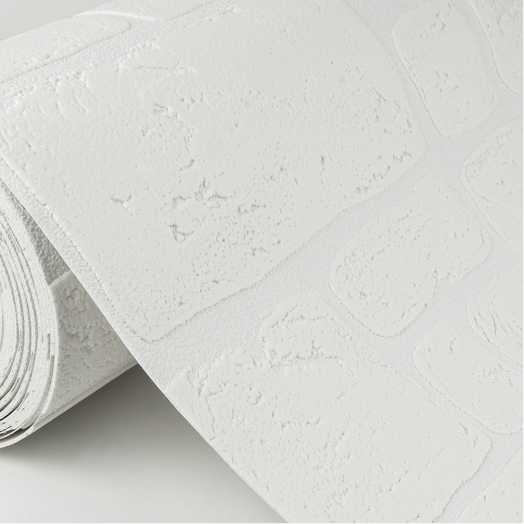 Brewster Home Fashions Gaffrey White Stone Paintable Wallpaper