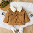 thumbnail image 5 of Toddler Boy Winter Corduroy Jacket Baby Girl Fall Lined Outwear Coat, 5 of 5
