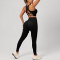 thumbnail image 4 of Women Outdoor Wear Women Running Sports Leggings Hip Yoga Pants Gym Work Yoga Outfits Yoga Outfits, 4 of 8