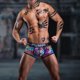 thumbnail image 3 of ¡ Bomba ! Bragas De Algodón Bóxer Estilo Graffiti Sexy Para Hombres Ropa Interior Masculina Sólida Transpirable MP225, 3 of 4