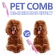 thumbnail image 3 of Fiudx Peine para Cuidado de Mascotas, Cepillo de Acero Inoxidable para Perros, Peine para Enredos con Mango de Goma para Gatos, Elimina El Pelo Suelto, Apto para Todas Las Razas, Diseño Ergonómico de, 3 of 5