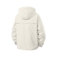 thumbnail image 4 of Homeyce Mens UPF 50+ Sun Protection Hoodie Windbreaker Full Zip Lightweight Jackets Casual Loose Fit Outdoor Plus Size Coat Upf 50+ Waterproof Sun Shirts with Pocket,Beige 2XL, 4 of 5