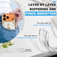 thumbnail image 5 of Case For Apple iPhone Air / 17 Pro / 17 Pro Max Series Case, Slim Thin Transparent Flexible Clear TPU Shockproof Phone Case For iPhone 17 Series, White Gold Retro Shangshui Pattern (1), 5 of 6