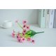 thumbnail image 1 of Hierba primaveral de cinco cabezas Flor artificial violeta falsa Flor de plástico Decoración de boda Hotel Oficina, 1 of 6