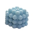 thumbnail image 2 of Velas perfumadas pequeñas hechas a mano velas de burbujas geométricas que se queman durante mucho tiempo para la decoración de la cena del hogar Azul, 2 of 3