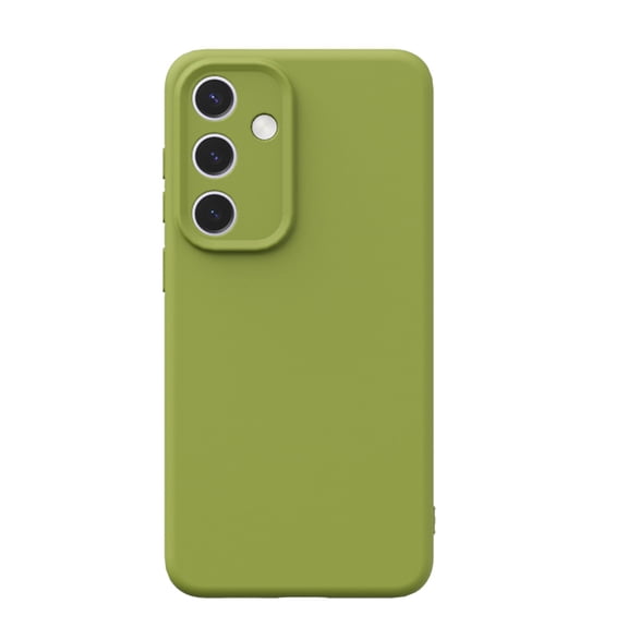 Designed for Samsung Galaxy S26 Case, Shockproof Liquid Silicone Protective Phone Case with Soft Anti-Scratch Microfiber Lining Slim Phone Cover Case for Samsung Galaxy S26, Green