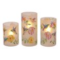 thumbnail image 2 of Velas LED sin llama en forma de pilar de vidrio Mark Feldstein, juego de 3, 2 of 4