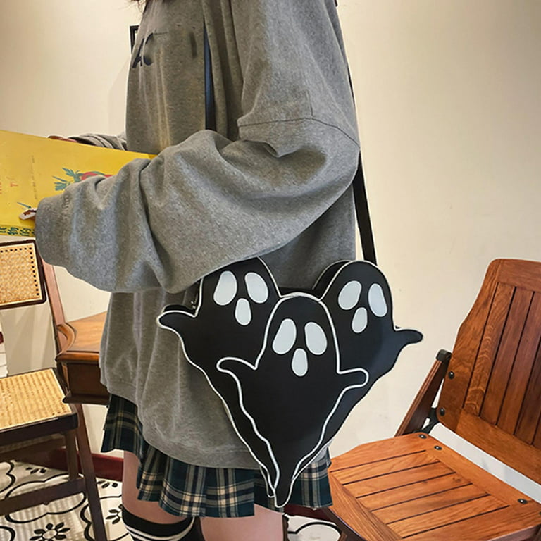 TOUTOU Ghost Embossed Handbags Cute Cartoon Shoulder Bag Small Underarm  Purse - Wishupon