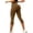 Coffee, variant on Women's 3D Textured Seamless High Waisted Peach Hip Yoga Capri Pants, Tummy Control Tight Fit Hip Lifting Fitness Cropped Leggings, 7/8 Length for Gym Coffee L