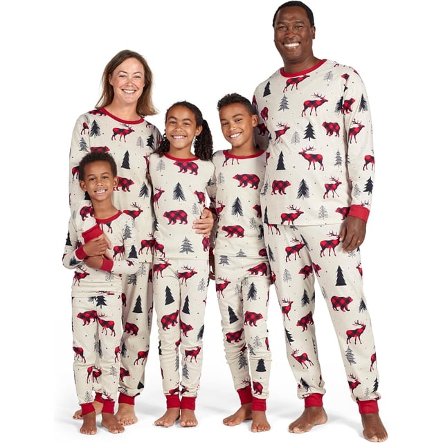 The Children's Place Ensemble de Pyjamas de Noël Festifs Assortis pour Bébé Unisexe