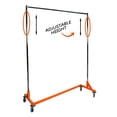 thumbnail image 1 of Industrial Strength Z Rack with Built-in Height Extensions - Orange OSHA Approved Base - Tallest Z Rack Available!, 1 of 4