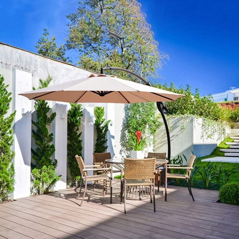 grand patio deluxe 11.5 umbrella 11FT Cantilever Patio with Base Sturdy umbrella base helps keep umbrella in the upright position for many years of use. GRAND Patio 11 ft 12