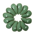 thumbnail image 1 of 12 Pack Golf Irons Club Wedge Iron Protective Head Cover with Numbers Embroidery, 1 of 8