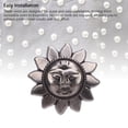 thumbnail image 3 of Juego De Tornillos De Remache, Remaches Resistentes A La Corrosión En Forma De Sol, Uso Versátil, Metal De aleación De Zinc, 10 Juegos De 20 Mm Para Ropa, Zapatos, Manualidades, 3 of 7