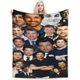 thumbnail image 3 of Blanket Patrick Dempsey Throw Flannel Blankets UltraSoft Micro Fleece Blanket Warm Cozy Plush Gift for Room Decoration Sofa,Office Bed car Camp Couch Beach, 3 of 9