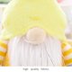 thumbnail image 1 of Muñecas De Gnomos De Conejo De Pascua Conejito Kawaii de Pascua, tela suave, muñecos de gnomo sin rostro, regalos, decoración de fiesta (amarillo) Likrtyny Libre de BPA, 1 of 8