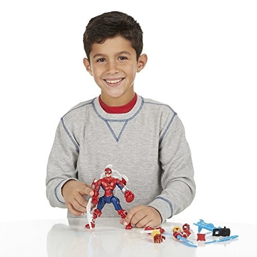 Marvel Super Hero Mashers Spider-Man Spin ataque Figura De Acción 