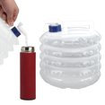 thumbnail image 2 of Powkky Collapsible Water Container with Spigot Portable Water Storage Jug Tank Carrier for Outdoor Camping Hiking Climbing5L, 2 of 10