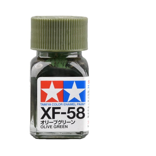 Tamiya XF-58 Flat Olive Green Enamel Paint 10ml for Scale Models Miniatures