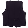thumbnail image 6 of Vest for Kids Sleeveless Button Up Dark Purple Suit Uniform Shirt Kid Boy'S Formal Suit Vest Boys Vests Size 5-6 Years, 6 of 7