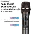 thumbnail image 3 of Depusheng Wireless Microphone Dual Handheld Dynamic Microphone for Karaoke,Singing,Party,Church,Weeding,Speech,DJ, 3 of 7