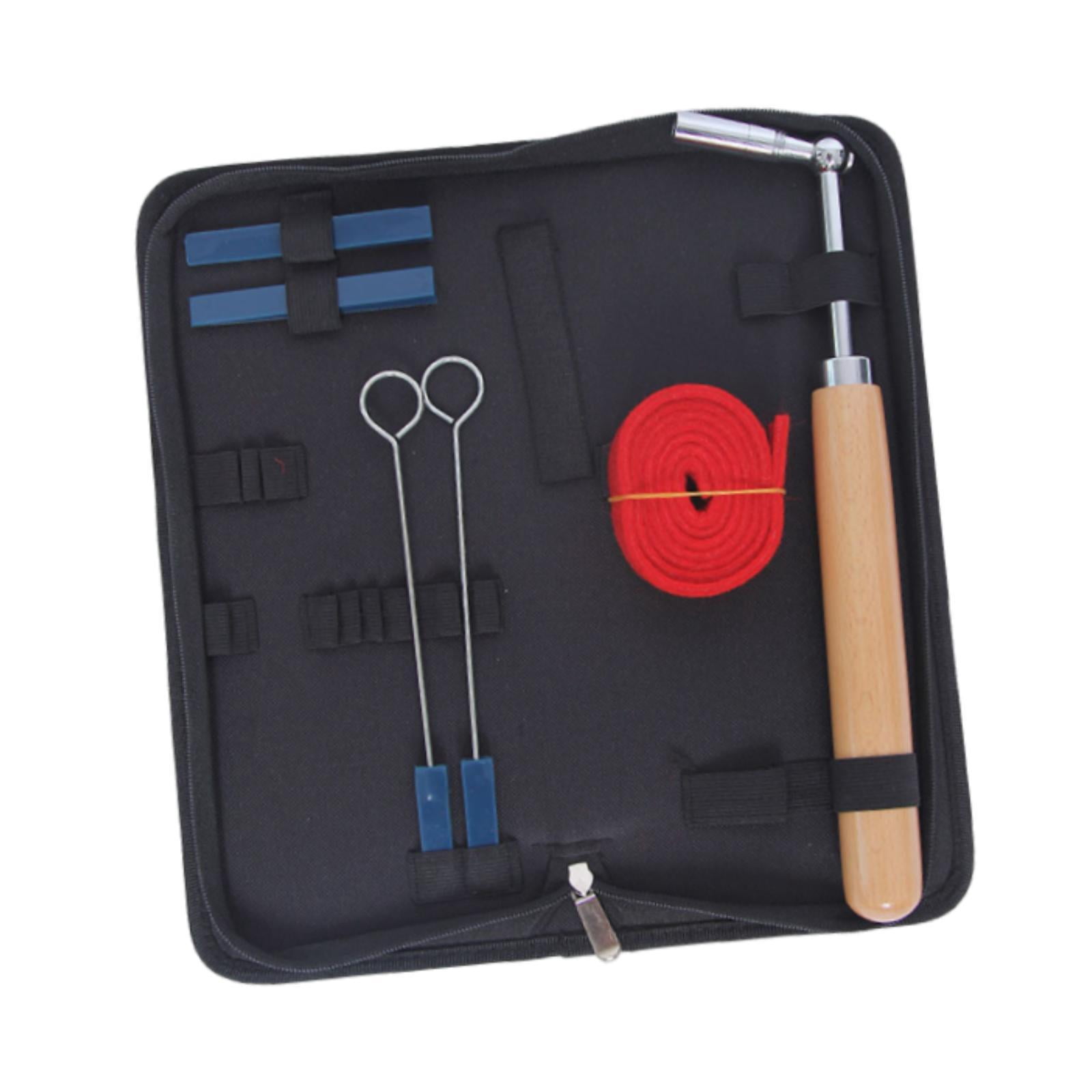 LeeQinersw 7 Pieces Piano Tuning Kit Portable Practical Piano Tuner Tools Professionals