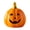 Orange, variant on Orange Halloween Ceramic Pumpkin Led Light, Glowing Tabletop Decor For Party And Home Display A