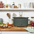 thumbnail image 2 of Beautiful 8 Qt Manual Slow Cooker, Thyme Green by Drew Barrymore, 2 of 7