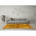 thumbnail image 3 of Ahgly Company Indoor Rectangle Medallion Yellow Traditional Area Rugs, 8' x 10', 3 of 4