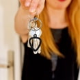 thumbnail image 4 of OULII Portable Black Silicone Acoustic Guitar Pick Holder Keychain with AntiSlip Base for Decor, 4 of 8