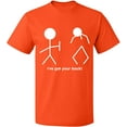 thumbnail image 2 of OXI T-Shirt - I've Got Your Back, Basic Casual T-Shirt for Men's and Women Fleece T-Shirt Short Sleeve - Orange 2X-Large, 2 of 3