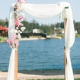 thumbnail image 5 of Wedding Arch Drapes, 6 Yards Wedding Arch Curtains - Party Backdrop Curtain Panels for Arbor Wedding Archway Ceremony Party Ceiling Decor Backdrop, 5 of 9