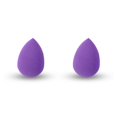 thumbnail image 4 of Seitruly Belleza facial maquillaje esponja base cosmética Puff reutilizable portátil polvo Gadgets suministros para profesionales Violeta 2piezas Seitruly CBP205943, 4 of 6