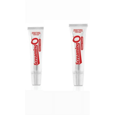 Screaming O Climax Cream - Women's Personal Intimacy Enhancement Gel - Natural Formula Warming Cream for Enhanced Sensation - 0.5 oz (2 Pack)