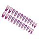 thumbnail image 2 of Minnieouse Uñas postizas de ataúd de longitud, uñas postizas artificiales clásicas brillantes a la moda, pegatinas de manicura ajustables para Arte de uñas tipo 34, 2 of 6