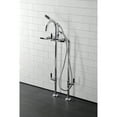 thumbnail image 2 of Aqua Vintage CCK8101DKL Concord Freestanding Tub Faucet with Supply Line, Stop Valve, Polished Chrome, 2 of 7