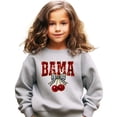 thumbnail image 3 of Bama Red Ink-Printed Sequins Sweatshirt for Women & Teens Alabama Fall Sports Sweater Gray Sweatshirt Youth XS, 3 of 5