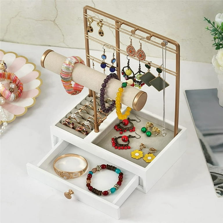Dresser Plastic Jewelry Display Storage Box Cosmetic Case Storage Holder -  China Plastic Jewelry Holder and Jewelry Display price