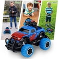 thumbnail image 4 of RC Cars Toys for Kids Boys, 1/43 Scale Remote Control Car RC Trucks, Toddler Toys Birthday Gift for 3-12 Year Old Boys Girls, Blue, 4 of 7