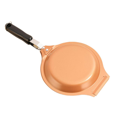 thumbnail image 1 of Sartén Antiadherente de 19 cm de Acero Inoxidable, Sartén Doble para Tortilla, Cocina de Inducción, Sarté, 1 of 8