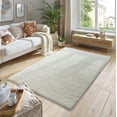 thumbnail image 6 of Pasargad Home Paris Shag 10' x 13' Power-Loomed Ivory/Grey Rug - All Ages, Indoors, 6 of 6