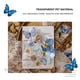thumbnail image 1 of Pegatinas Decorativas 40 pegatinas de papelería con mariposas azules, pegatinas creativas para cuentas de mano DIY, 1 of 7