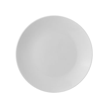 Mainstays Glazed White Round Stoneware Salad Plate, 7.5”