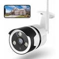 thumbnail image 1 of Cámara de Seguridad WiFi para Exteriores, Cámara de Seguridad Compatible con 1080P, Cámara WiFi con Visión Nocturna, Detección de Movimiento, Audio Bidireccional, Metálica IP66 Resistente al Agua, 1 of 1