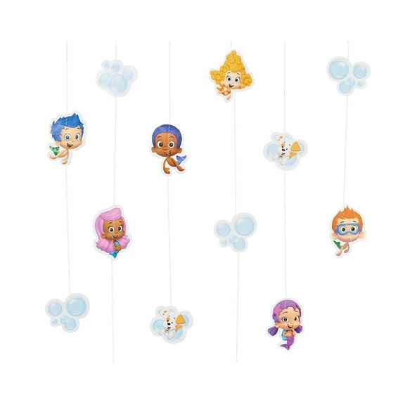 Bubble Guppies Hanging Party Decorations, 6ct